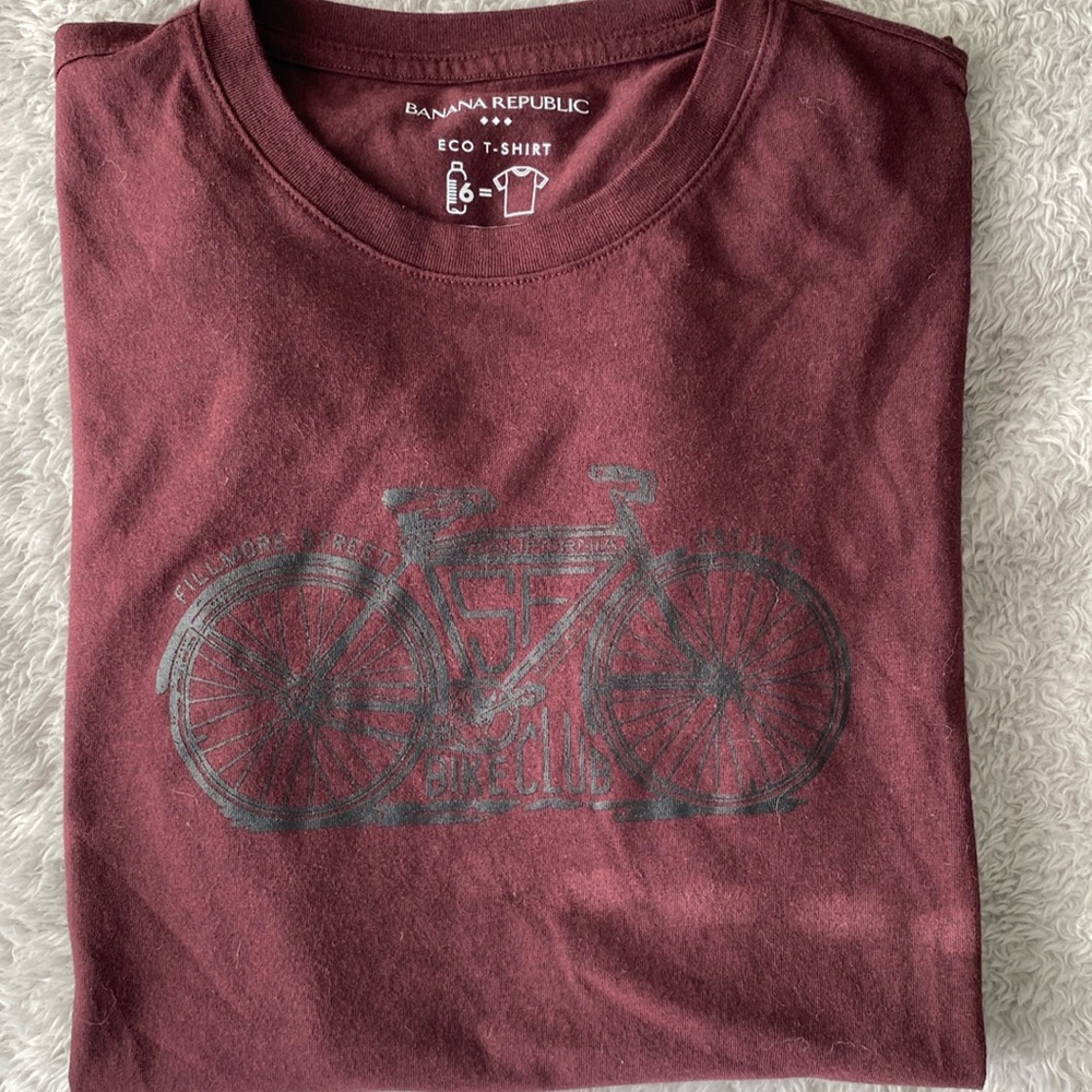 Banana Republic Bike Club tshirt